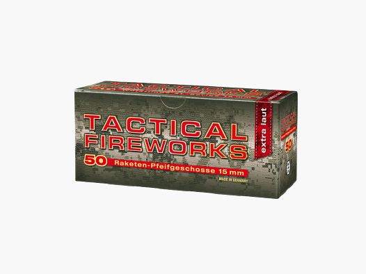 Feux d'artifice tactiques projectiles siffleurs extra forts 50 coups