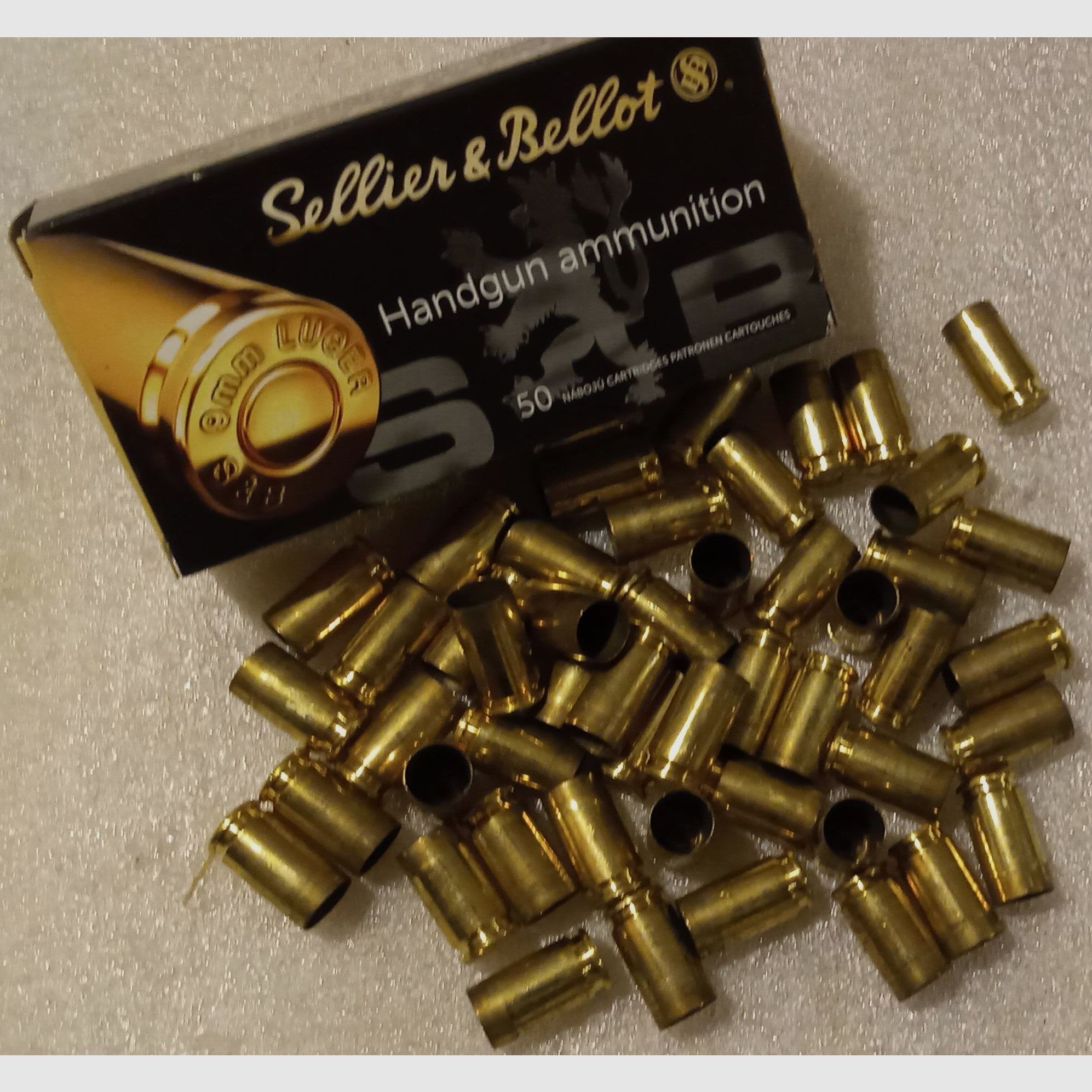 50 hulzen 9mm Luger °°°°°°°°°°°°°°°°°°°°°°°°°°°°°°