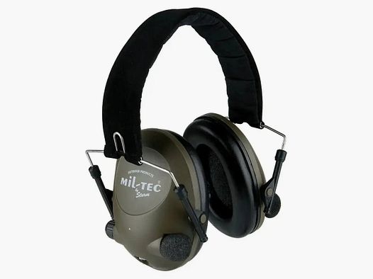 Mil-Tec Mil-Tec Elektronischer Gehörschutz - Schwarz