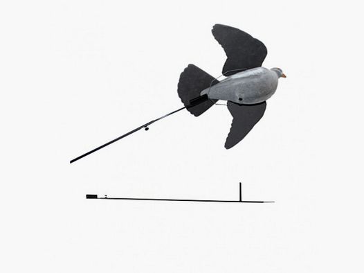 Pigeon decoy – fiberglass bouncer + flying pigeon