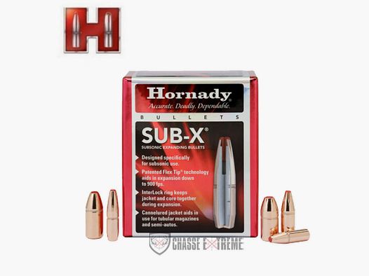 50 Pocisków HORNADY 45 Kal 452 395gr Sub-X