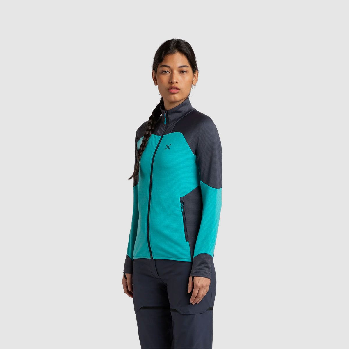 MAGLIA – MONTURA – DAMEN – RISE MAGLIA FRAU REGULAR FIT Türkis / Graphitblau, Bild 5 von 11