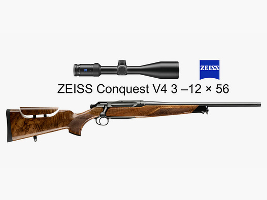 J.P. Sauer & Sohn Sauer 505 Ergo Lux Repetierbüchse HQ3 Ausstattungspaket Elegance + VSR | 8.5x55 Blaser | ZEISS V4 4-16x50