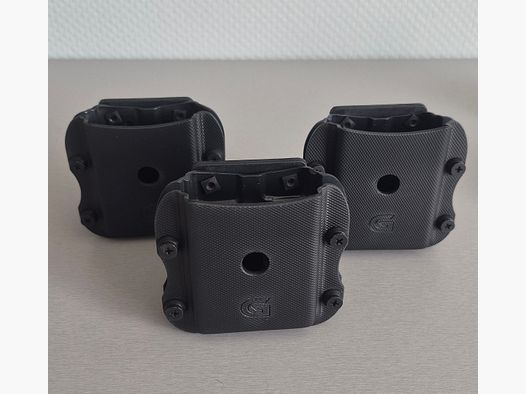 3 X Ghost magazine holders for AR15 magazines, many adjustment options