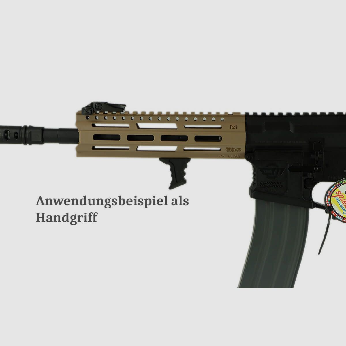 Keymod Mini Handschutz Griff/Handstop, schwarz