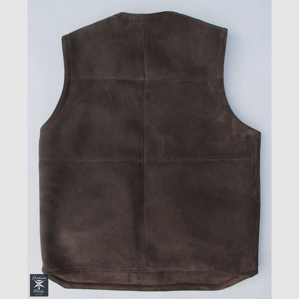 Velours lamsvachtvest