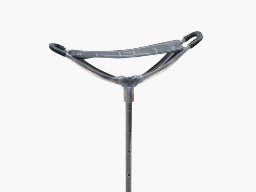 Aluminum seat stick, height 50-80cm, 35 x 10cm