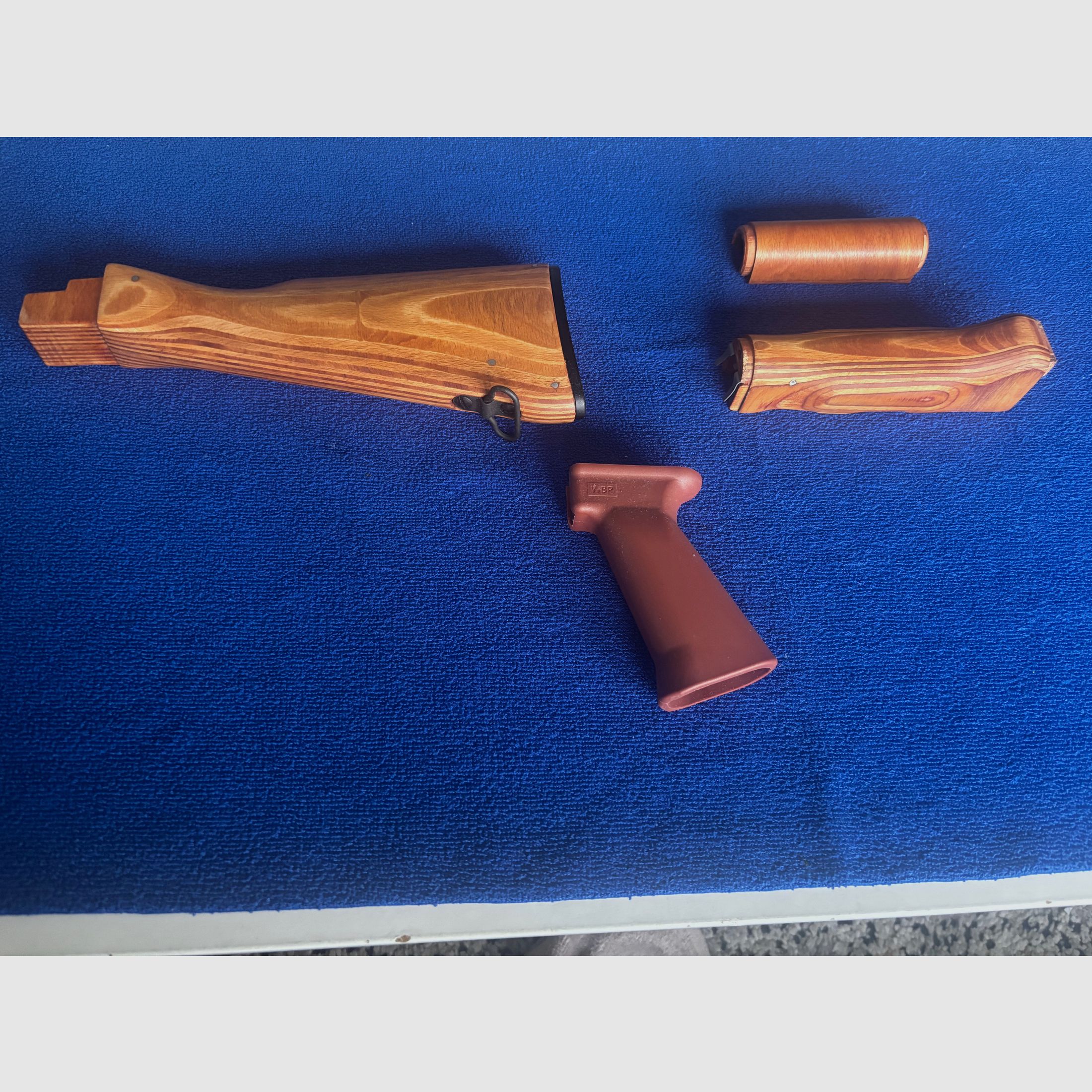 Original WBP wooden stock for AK-47 / AKM — real wood, like new