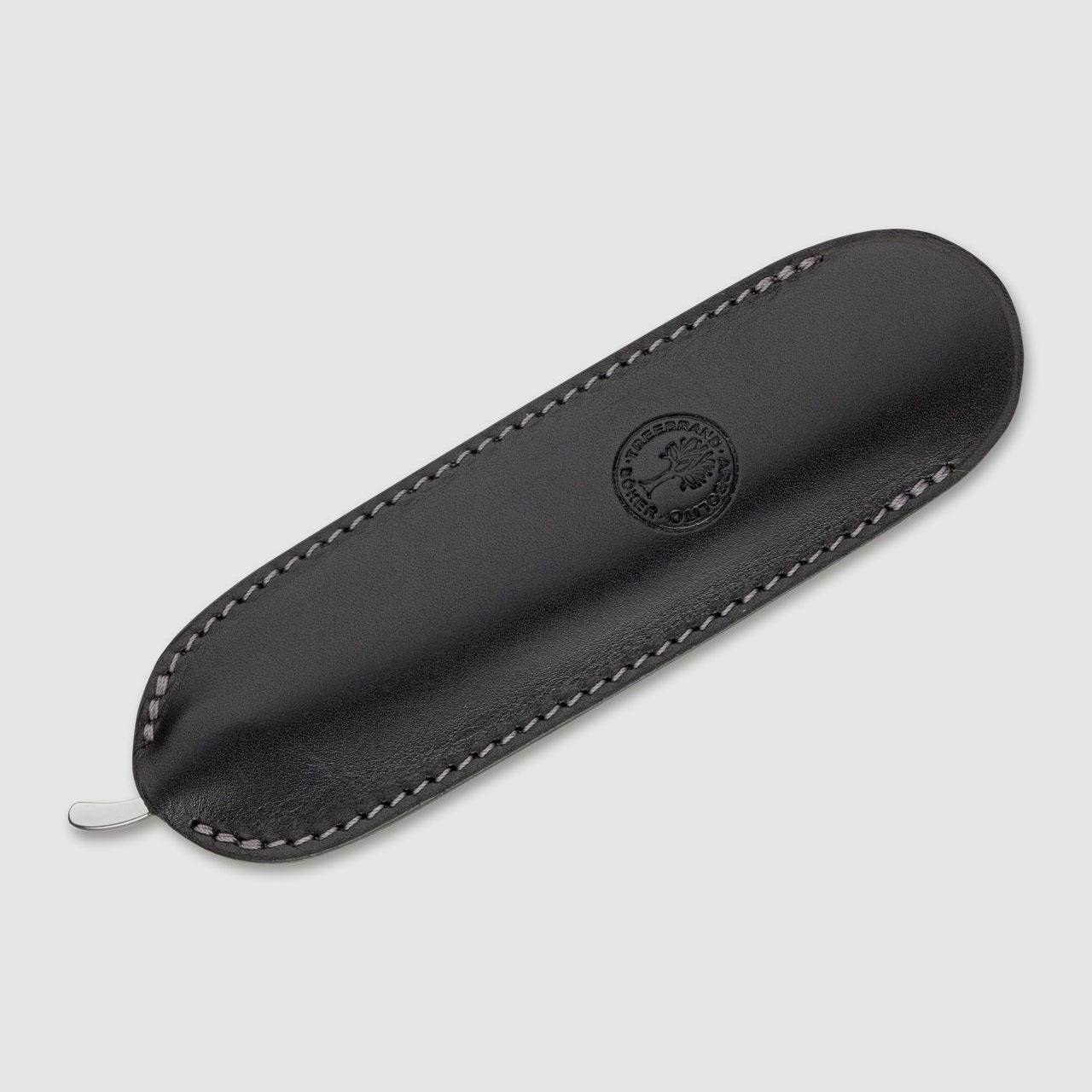 Leder-Stecketui fr Rasiermesser