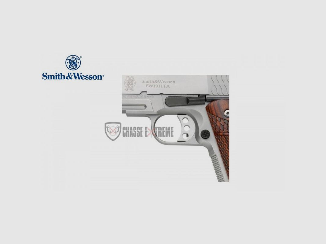 Pistolet S&W 1911 TA E-Séries Silver Cal 45 Acp, image 4 sur 6