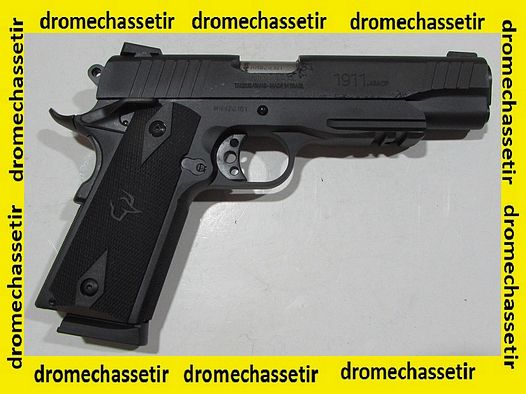 Pistolet Taurus PT 1911, cal 45 ACP, rail picatinny, noir
