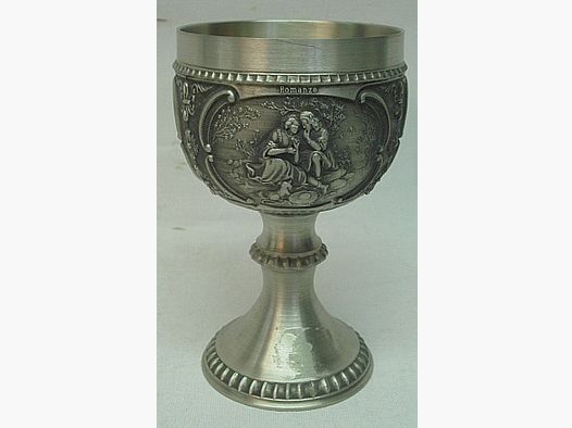 Weinrömer aus Zinn - 1/8 Liter, Höhe 11,5 cm