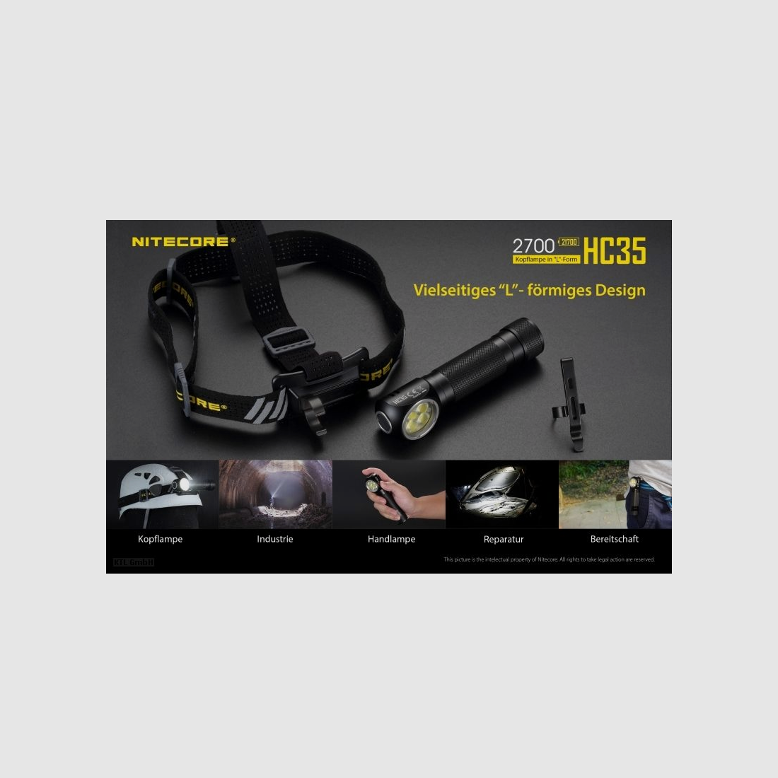 Nitecore HC35, Bild 2 von 4