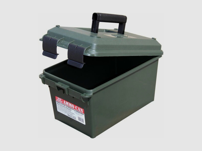 MTM Munitionsbox mit Scharnier oliv groß