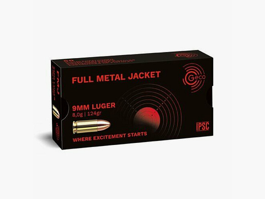GECO 9 mm Luger Full Metal Jacket 8,0g/124gr