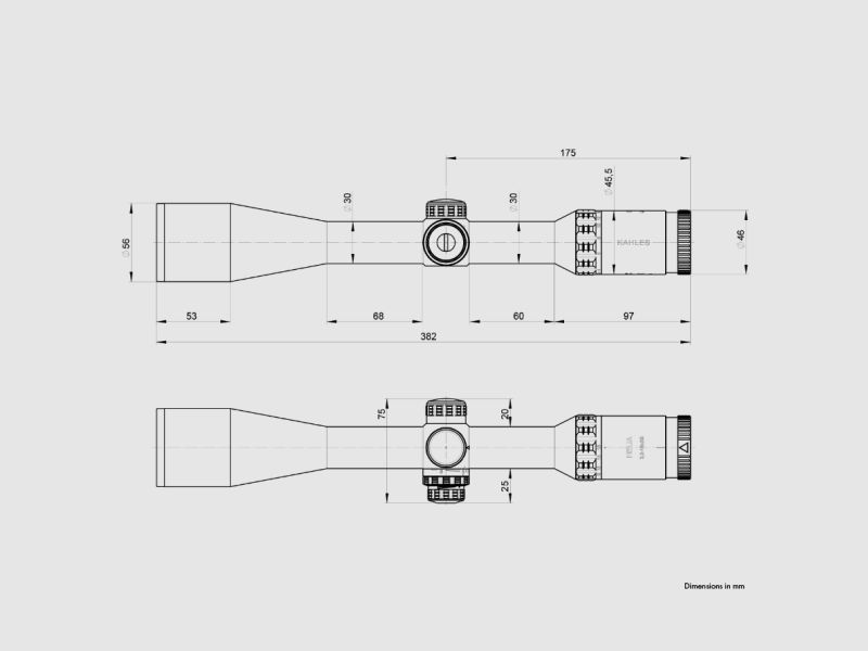 KAHLES HELIA 3.5-18x50i reticle G4B
