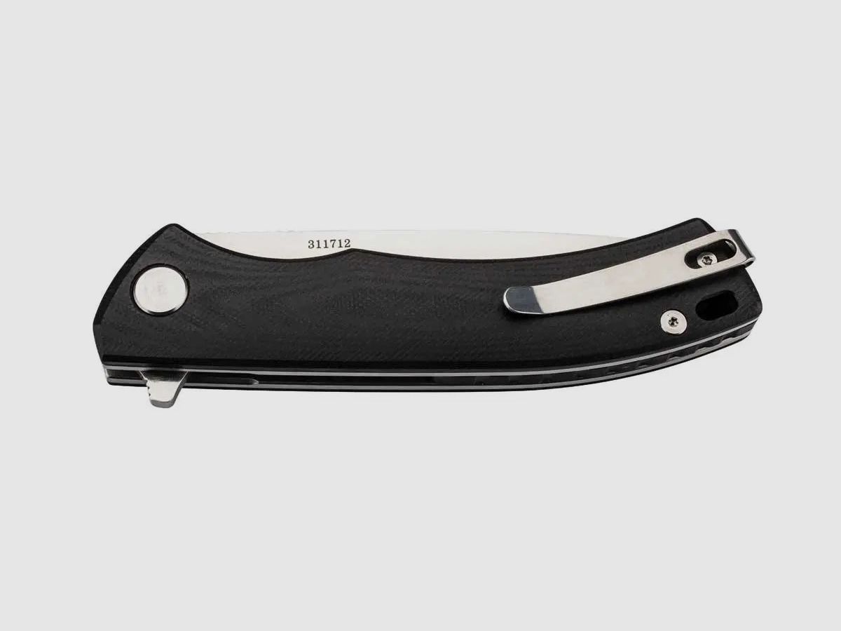 PUMA TEC Coltello pieghevole, G10 nero con clip