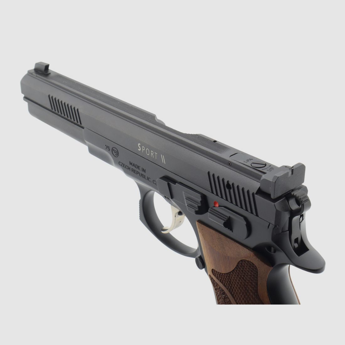  Waffen Oschatz  Sport II SA/DA 6" Longslide Matchpistole Nussbaum Matchgriff original von Waffen-Oschatz Stuttgart CZ75