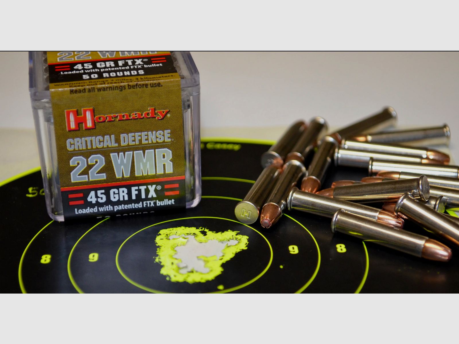 Hornady 83200 .22 WMR 45gr FTX Critical Defense