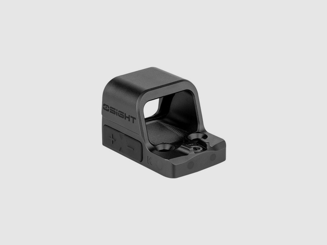 Osight K | Reflexvisier mit seitlich wechselbarem Batteriefach - ROT, Bild 6 von 8