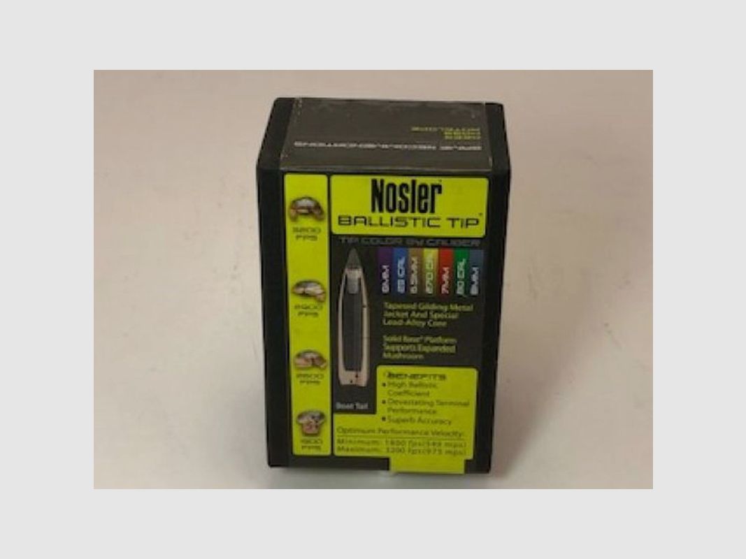 NOSLER B TIP POCISK C6,5 GR 100 QT50