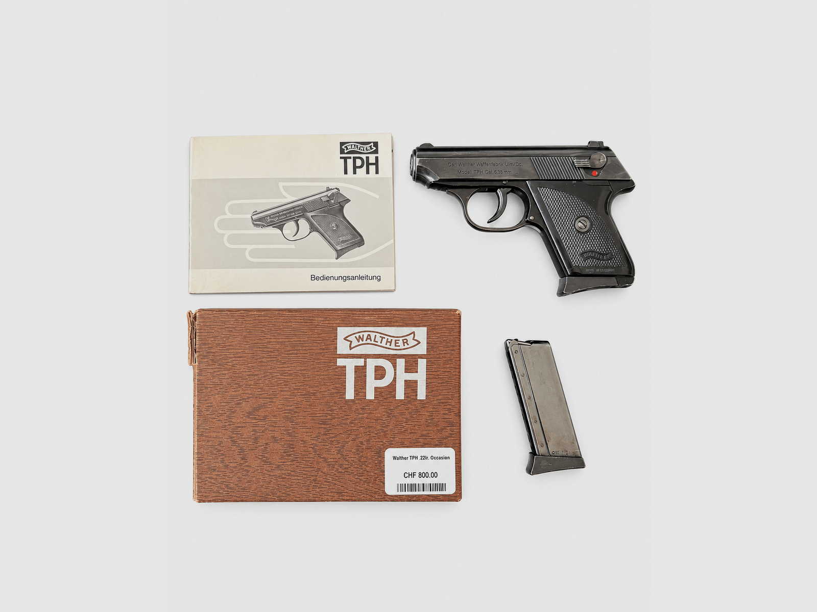 Walther TPH – 6.35 Browning – come nuovo in confezione originale, immagine 3 di 3