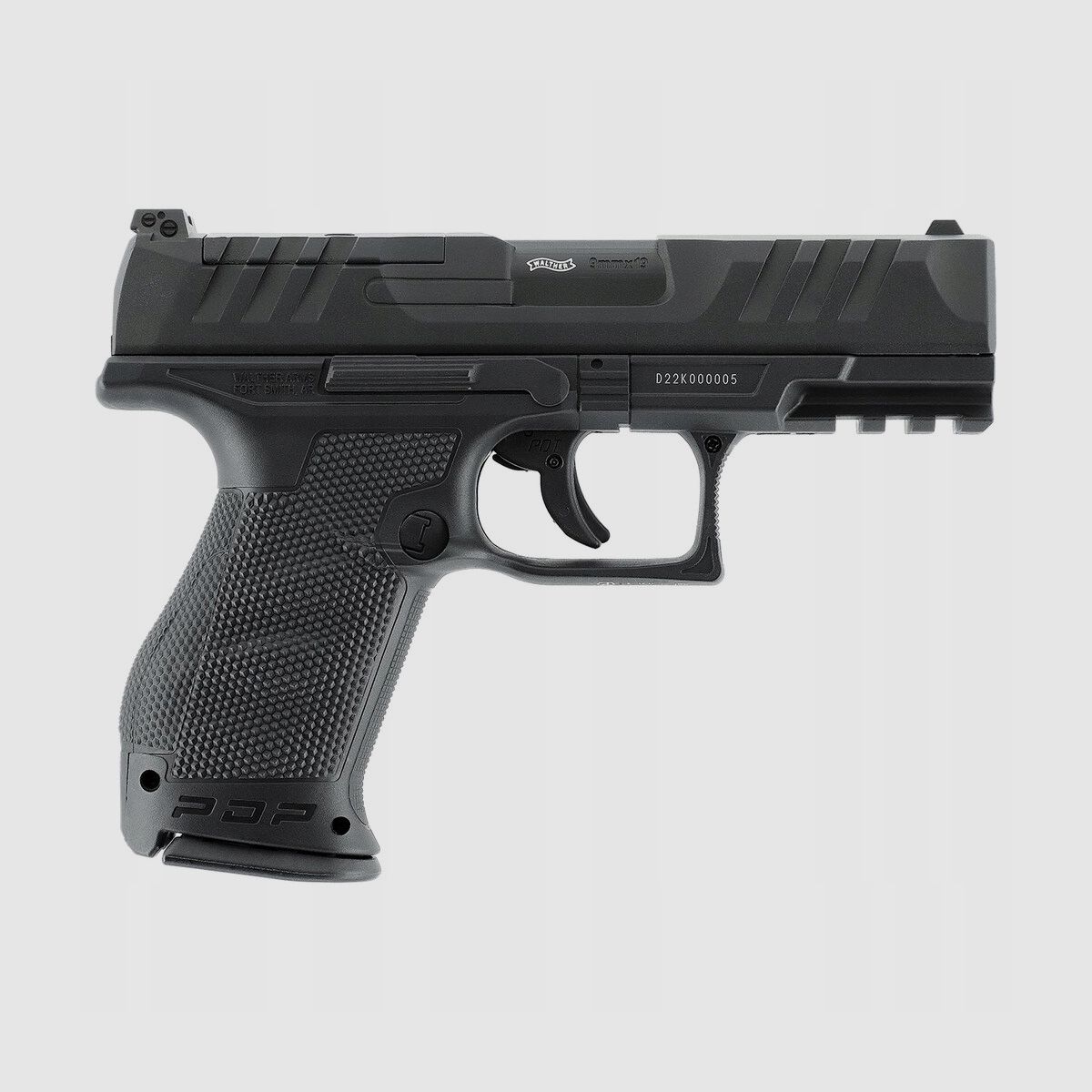 Wiatrówka Pistolet Walther PDP Compact 4,5 mm - Black 3 J na CO2 BB, zdjęcie 3 z 3