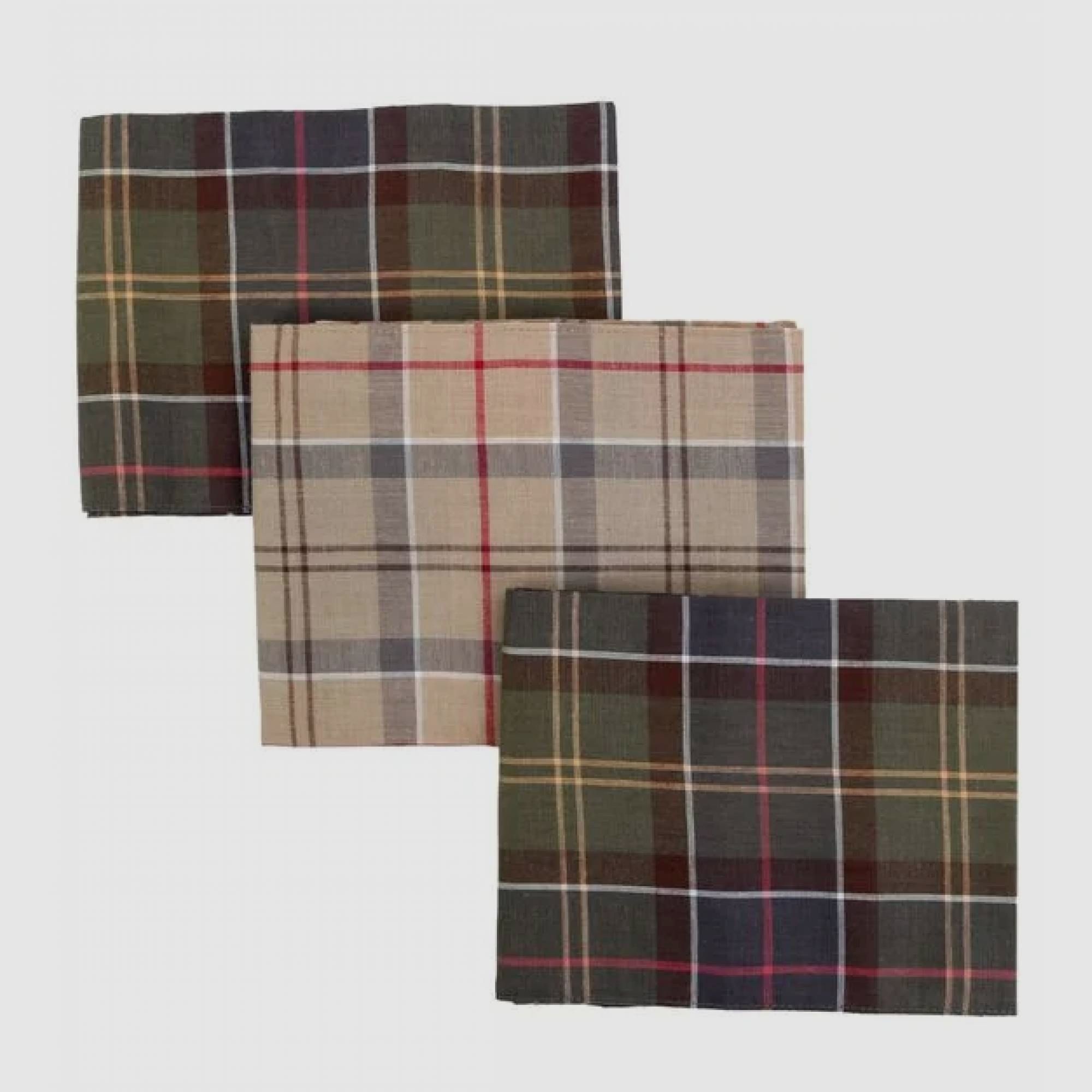 Barbour Taschentücher 3-Pack