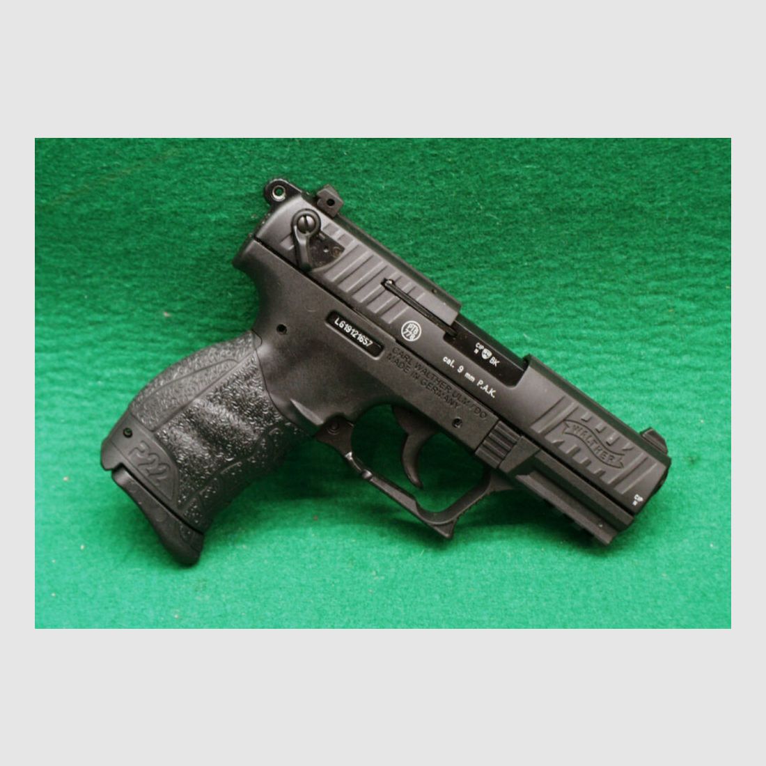 Walther Schreckschuss-pistool P22Q, zwart