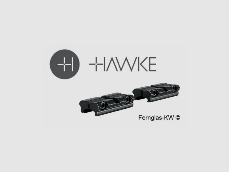 HAWKE 22405 Adapterschienen 3/8" RIFLE TO WEAVER 2 Stück
