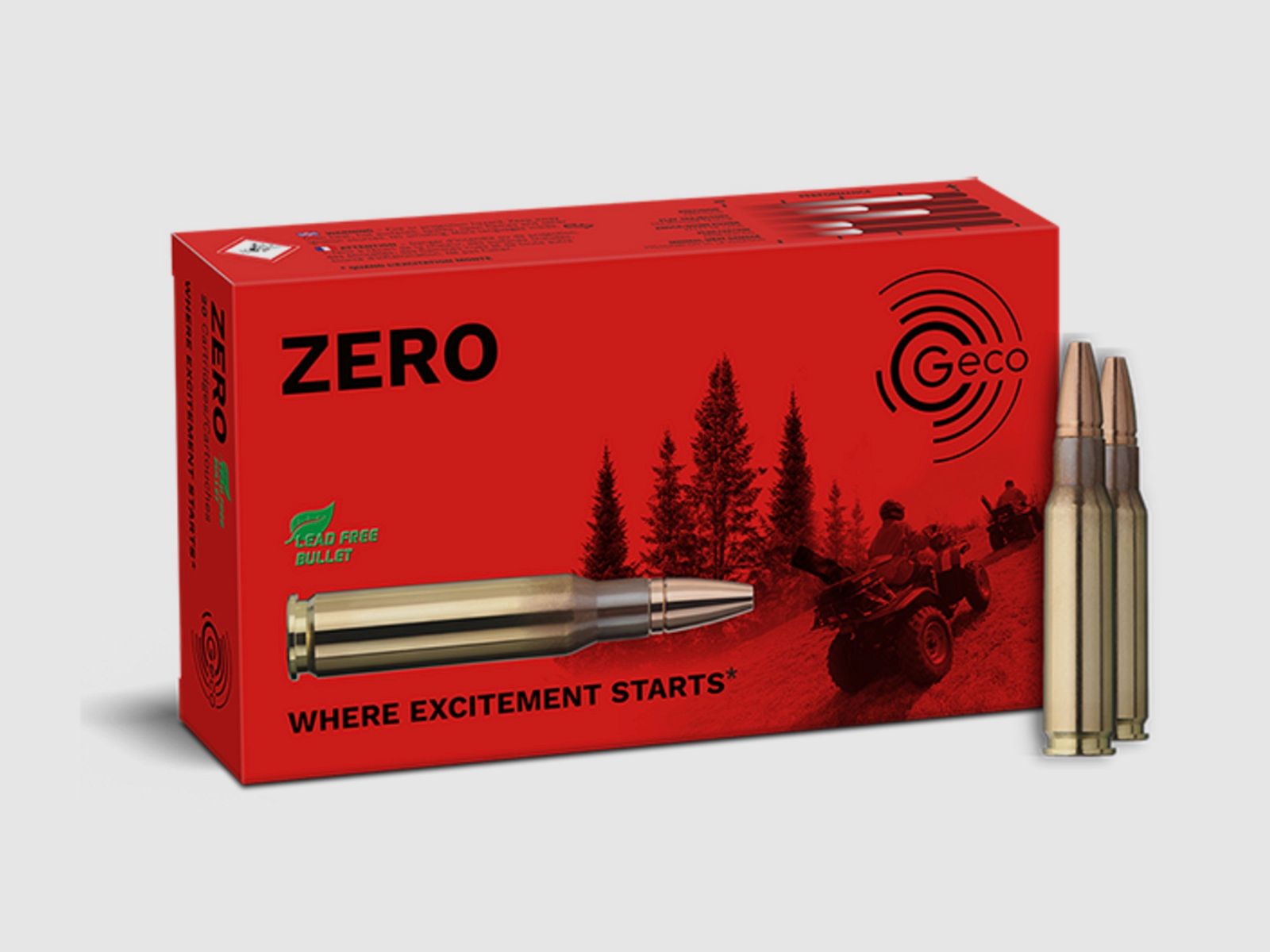 Geco 2318823 Zero .308 Win. 8,8g 136grs. Bleifrei 20 Stk Bleifrei, Bild 1 von 7