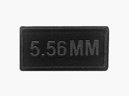 Embroidered Patch 5.56MM, Black