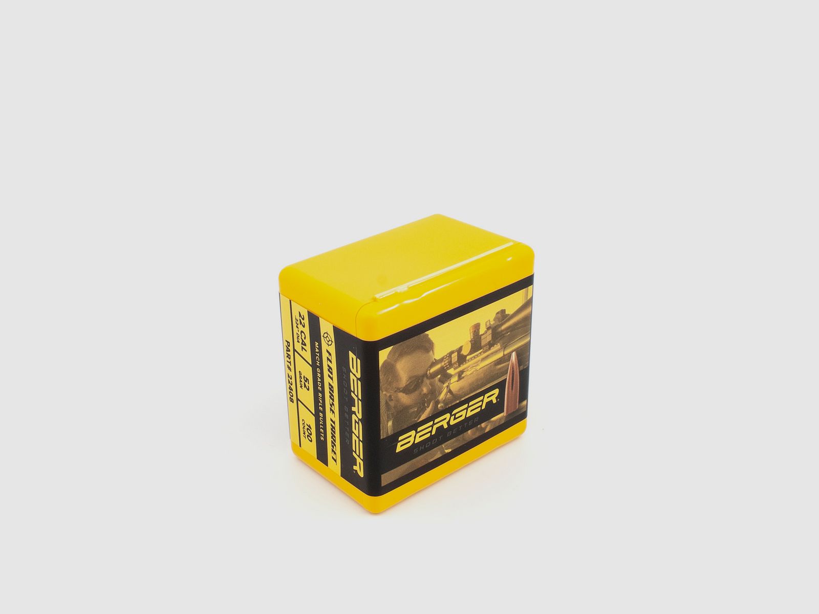 Proiettile Berger .22 FB Target 52GR 100 Pezzi