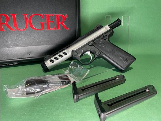 KK Pistole Ruger Mark IV Lite silber Kal. .22LR *Waffenhandel Ahnert* *Top* *Neu*