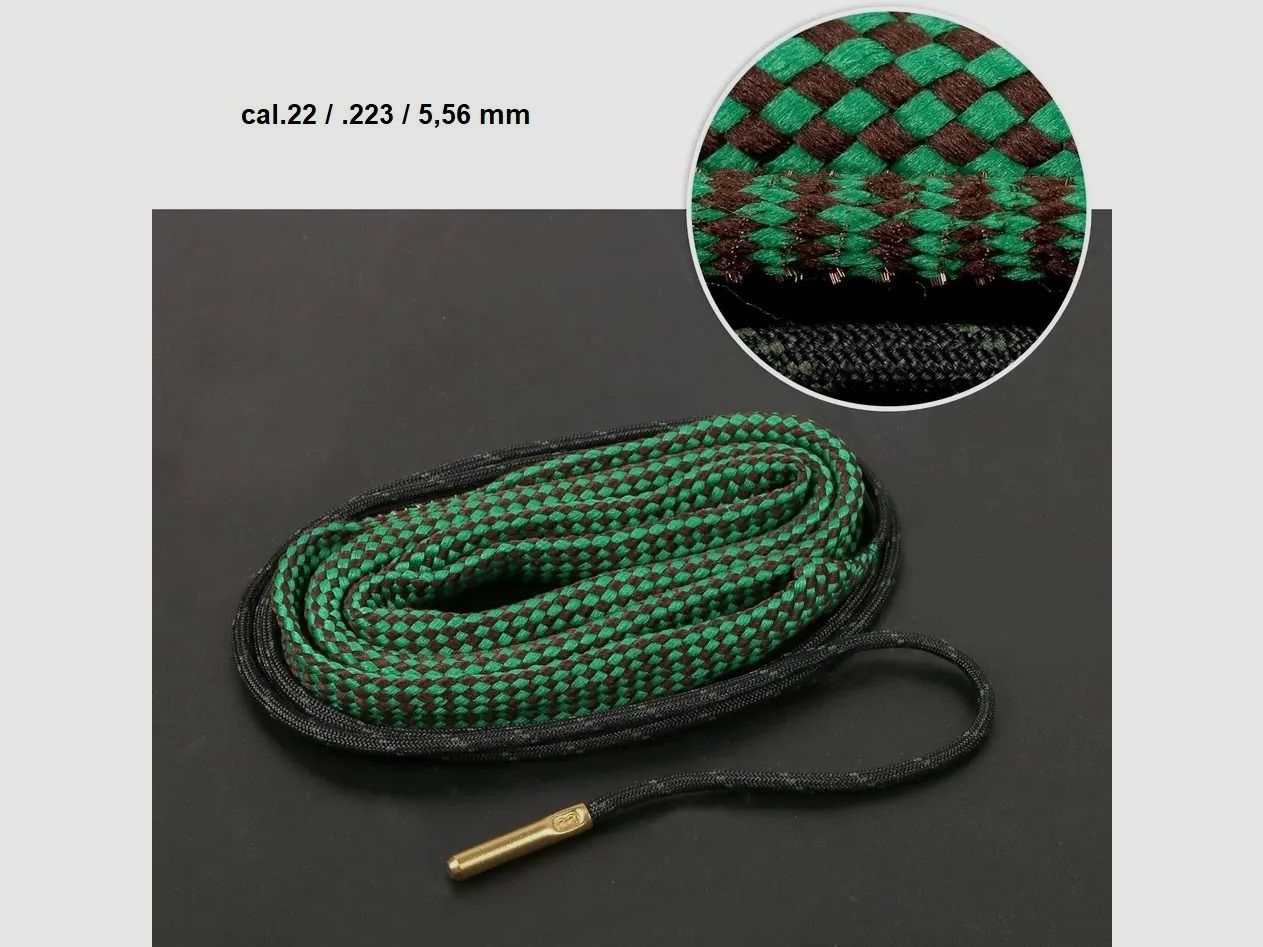 Waffenreinigung  Boresnake Laufreiniger  Reinigungsschnur Putzschnur verschiedener Kaliber