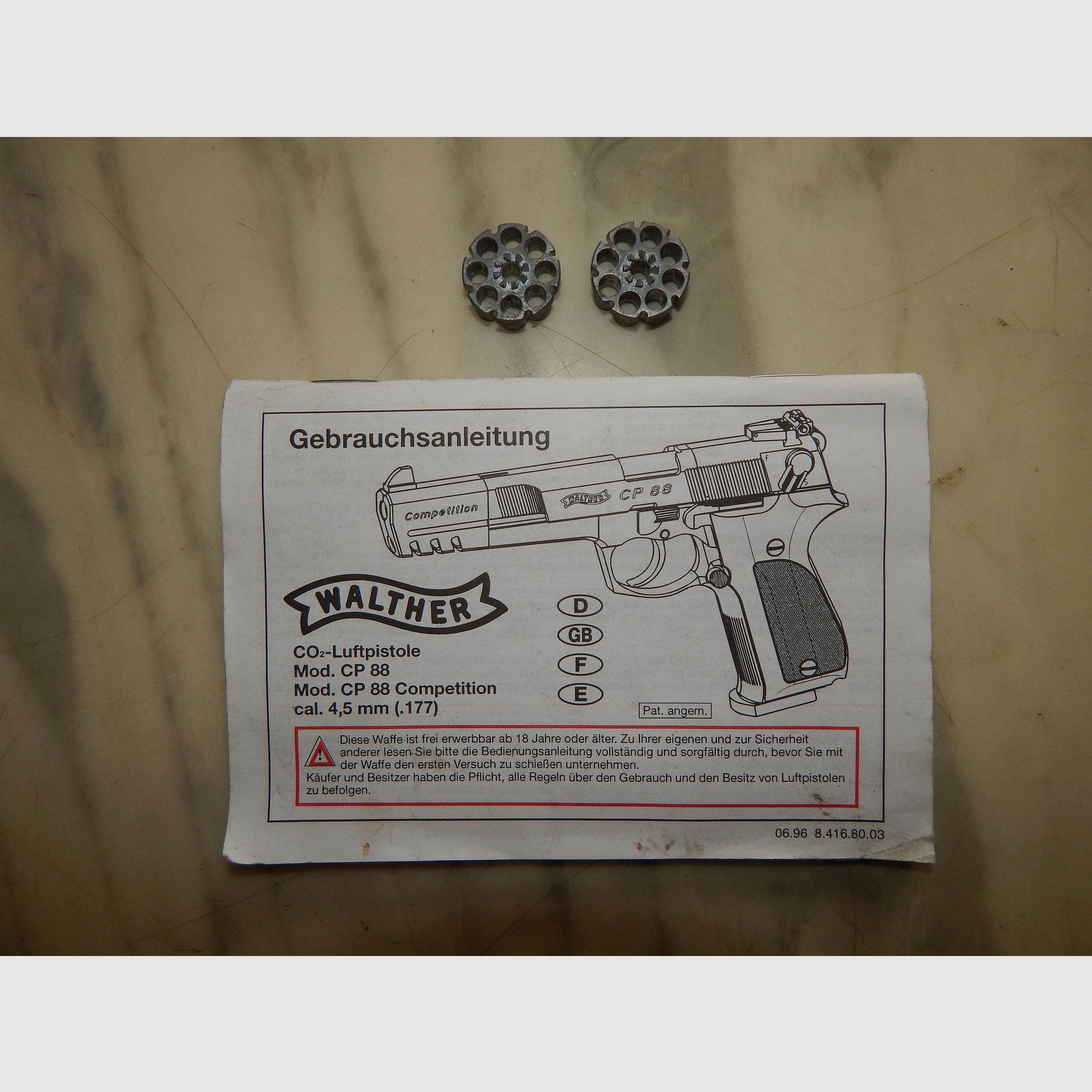 Walther CP 88 / Co2 Pistole