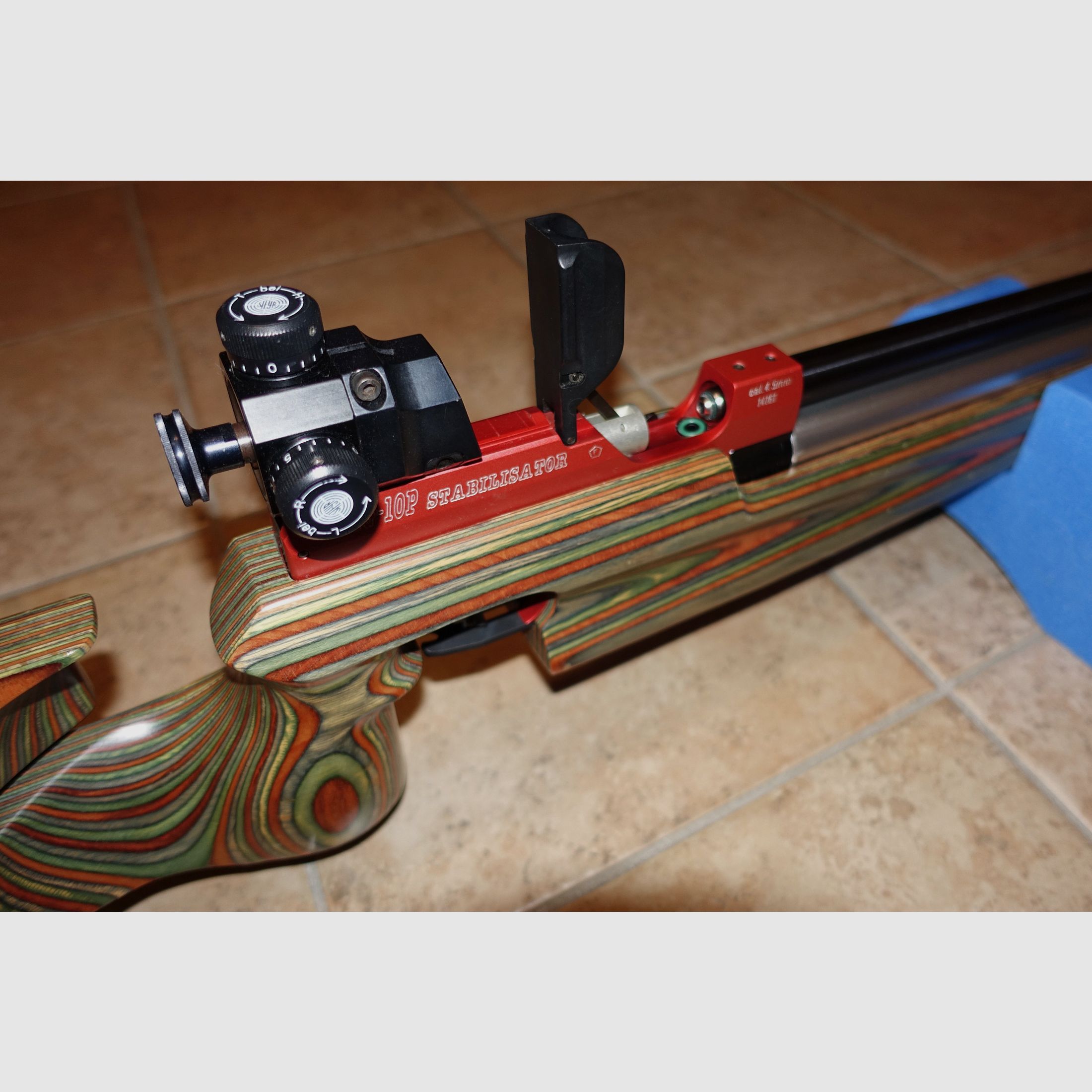 Steyr Match Air Rifle LG-10P Stabilizer + Cartridge TÜV 2033 + Bag