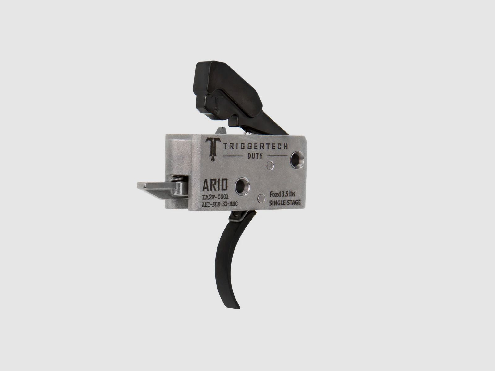 Duty Single-Stage 3,5 lbs curvo nero AR10, immagine 3 di 5