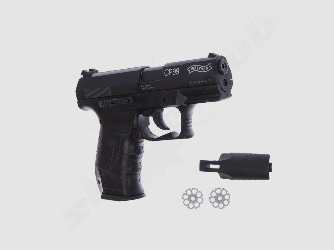 Walther CP99 pistola CO2 NBB 4,5mm nera