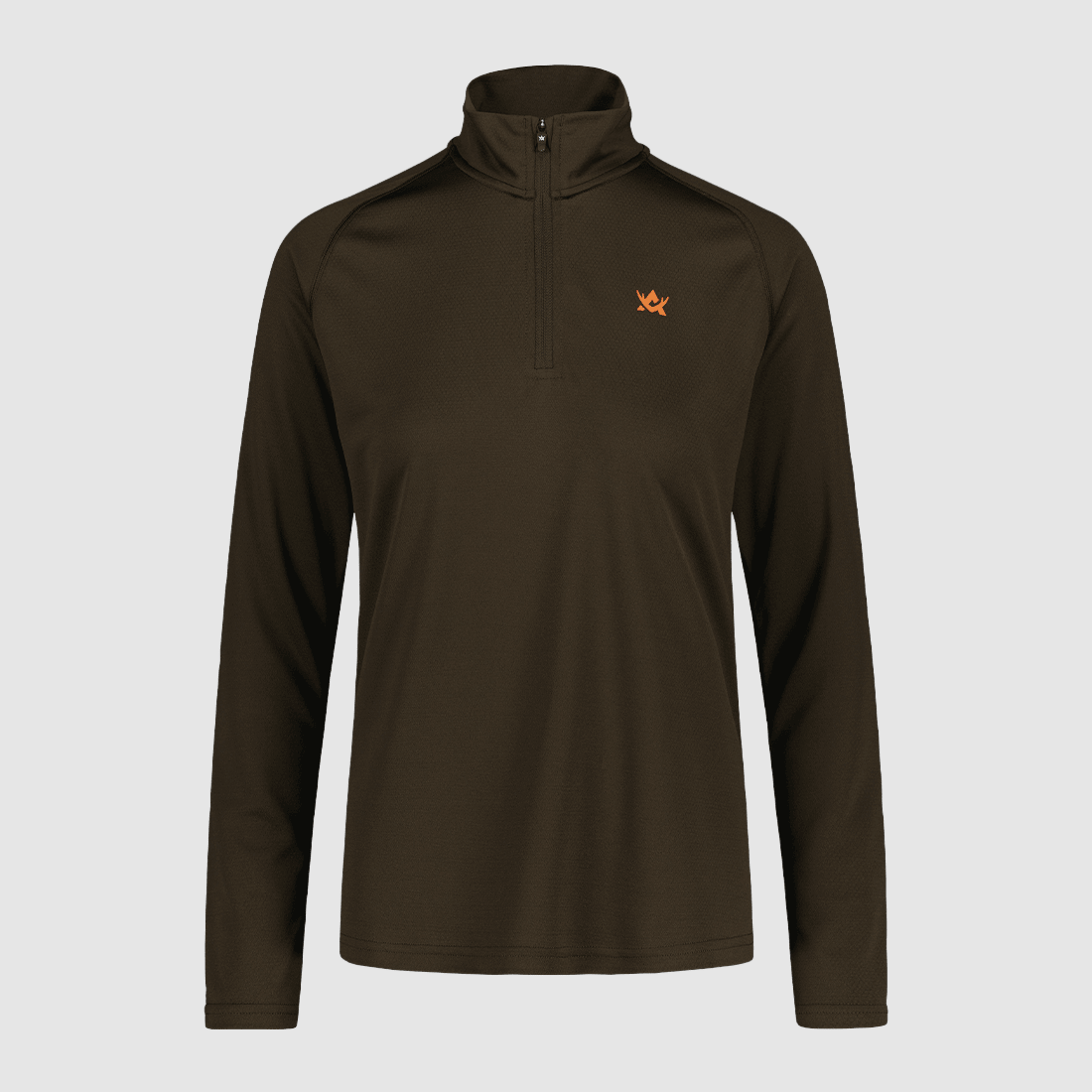 Alaska 1795 CoolDry Half-Zip Shirt Donna Marrone M