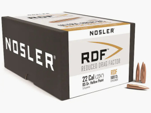 Nosler Pocisk .22/.224 RDF 85GR HPBT 500 sztuk