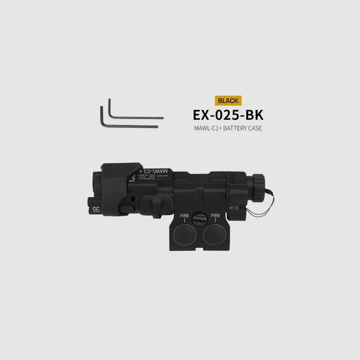 Airsoft MAWL-C1 Dummy Laser Design Bateria Box do 20mm RIS Rails | WoSport
