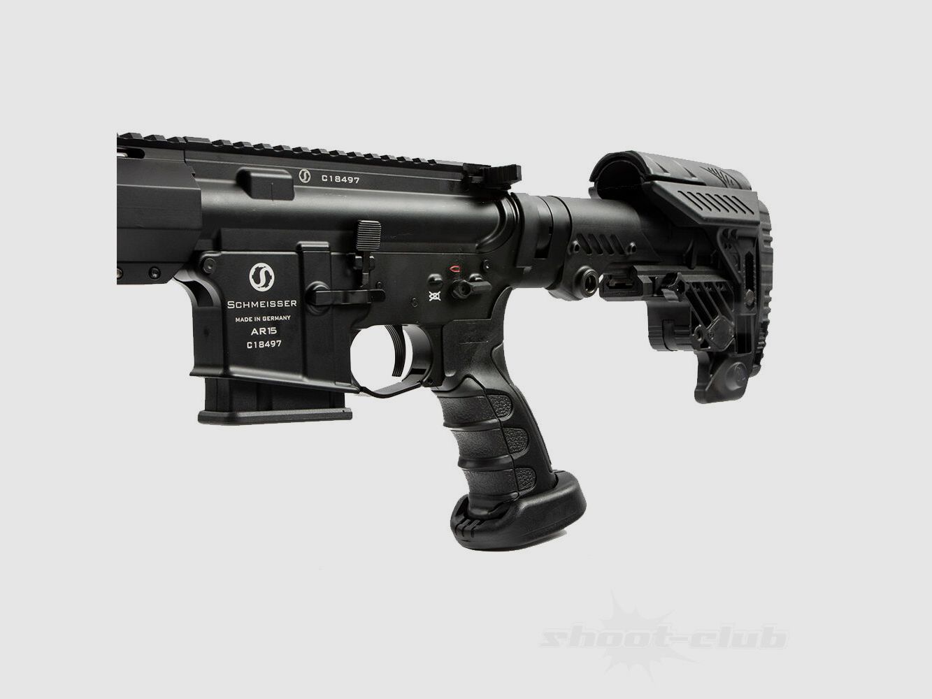 Schmeisser AR15 DMR Schwarzmatt 18 Zoll