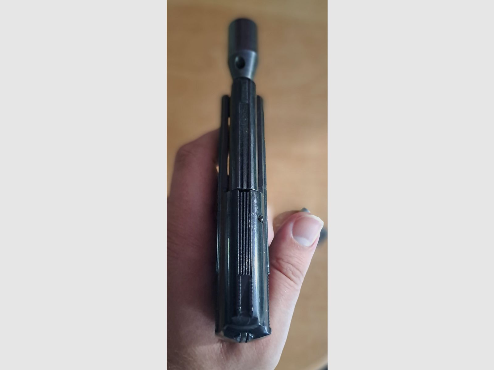 Reck Gaspistole P6s im Kaliber 8 mm Knall mit Abschussbecher/ PTB 388, Bild 3 von 7