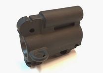Blocco gas per Heckler und Koch MR223 HK416 MR556 Made in Germany