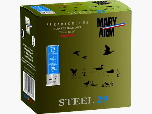 STEEL 29 12/70 – Bourre Jupe – 29g – Acier Nickelé