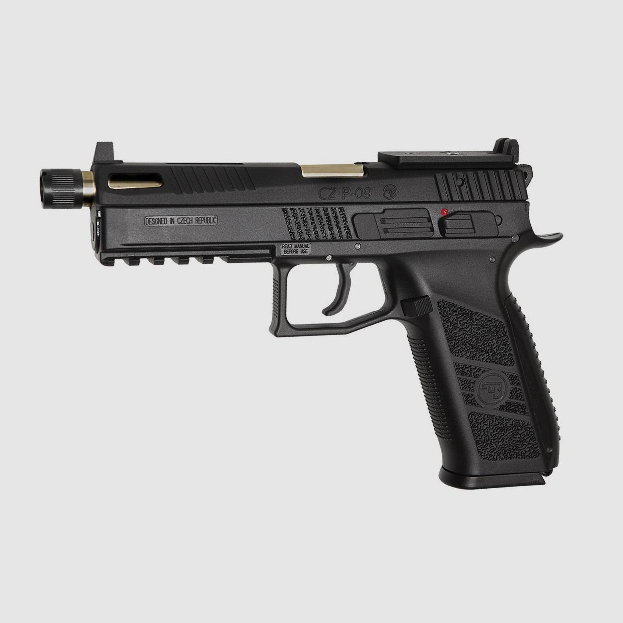 CZ 75 P-09 Optic Ready w tym walizka czarna 6mm - Airsoft Co2 BlowBack