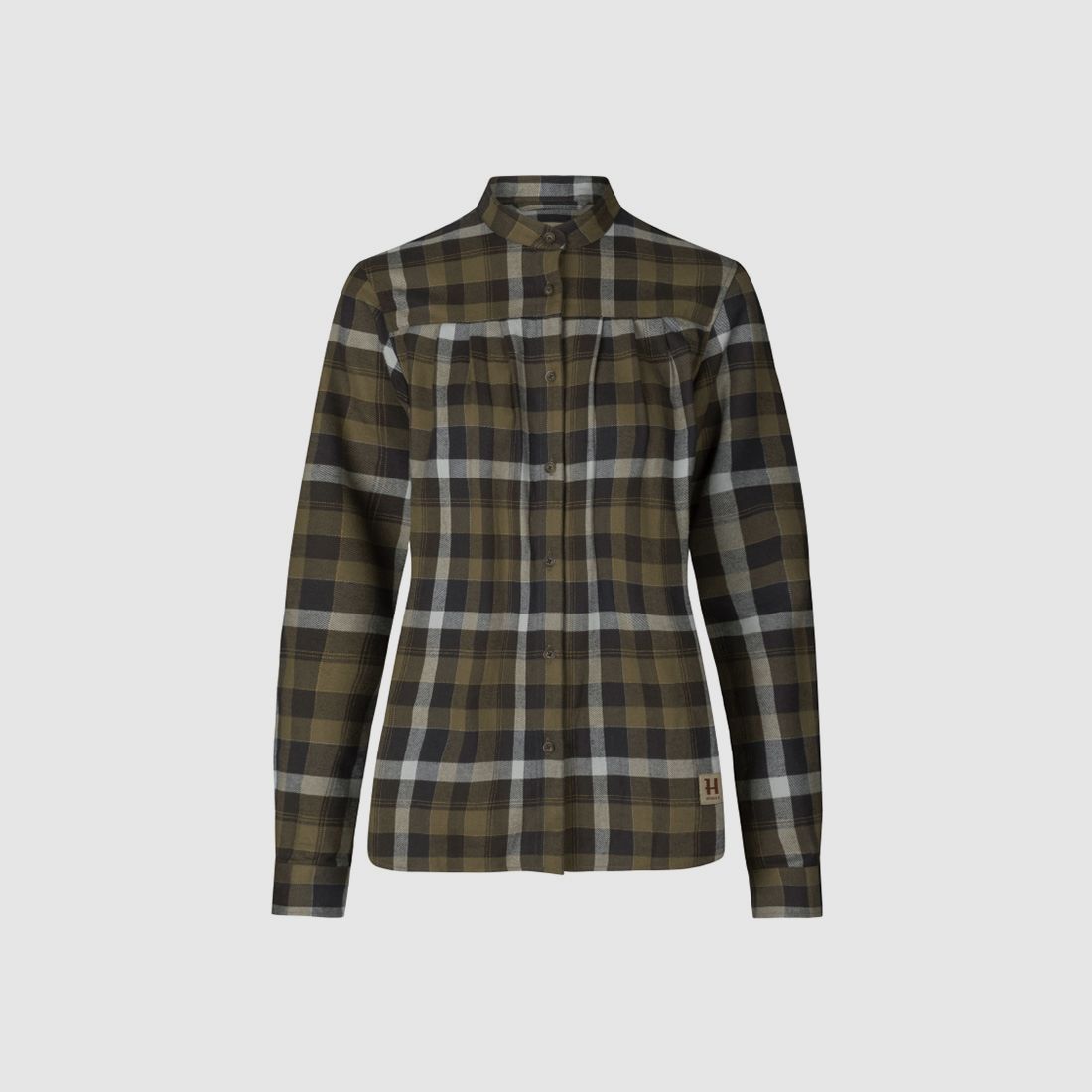 Härkila Sigrid L/S shirt Women willow green/Phantom Blusen Damen