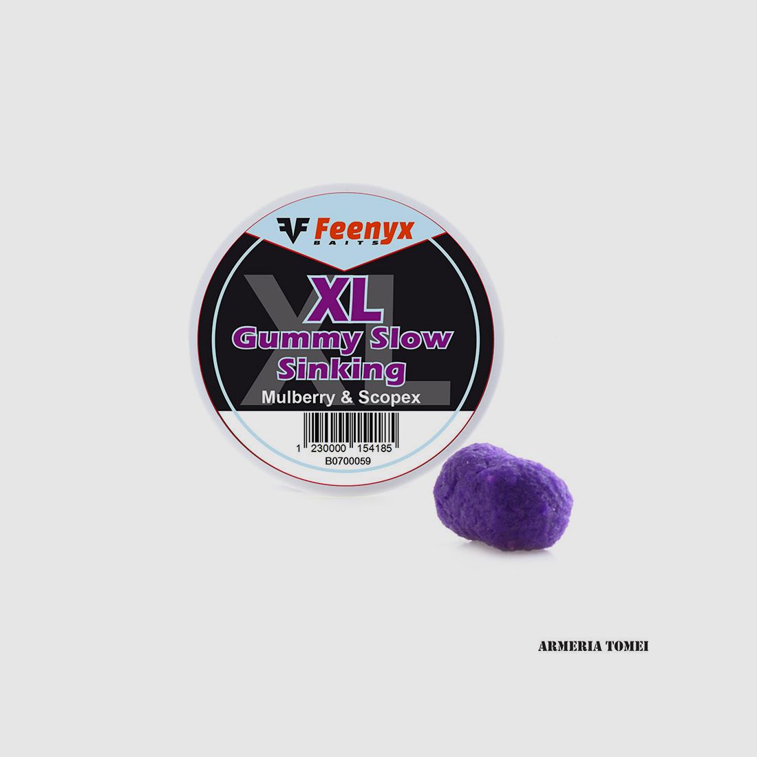 FEENYX BAITS – XL GUMMY SLOW SINKING Mulberry & Scopex 10MM