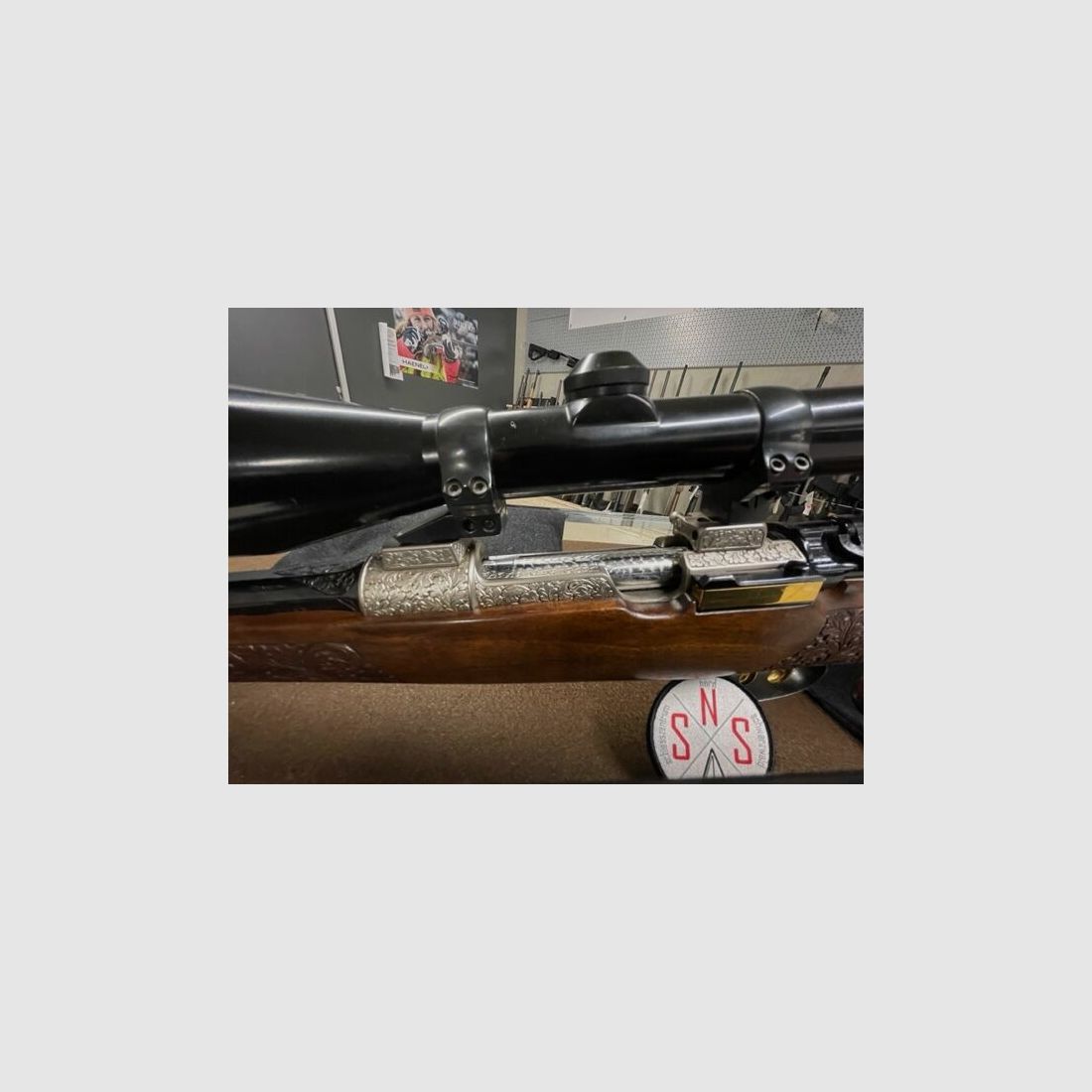 Mauser 98er Einzelstück, graviert